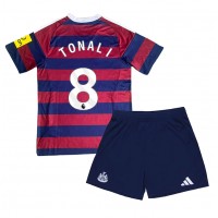 Echipament fotbal Newcastle United Sandro Tonali #8 Tricou Deplasare 2024-25 pentru copii maneca scurta (+ Pantaloni scurti)